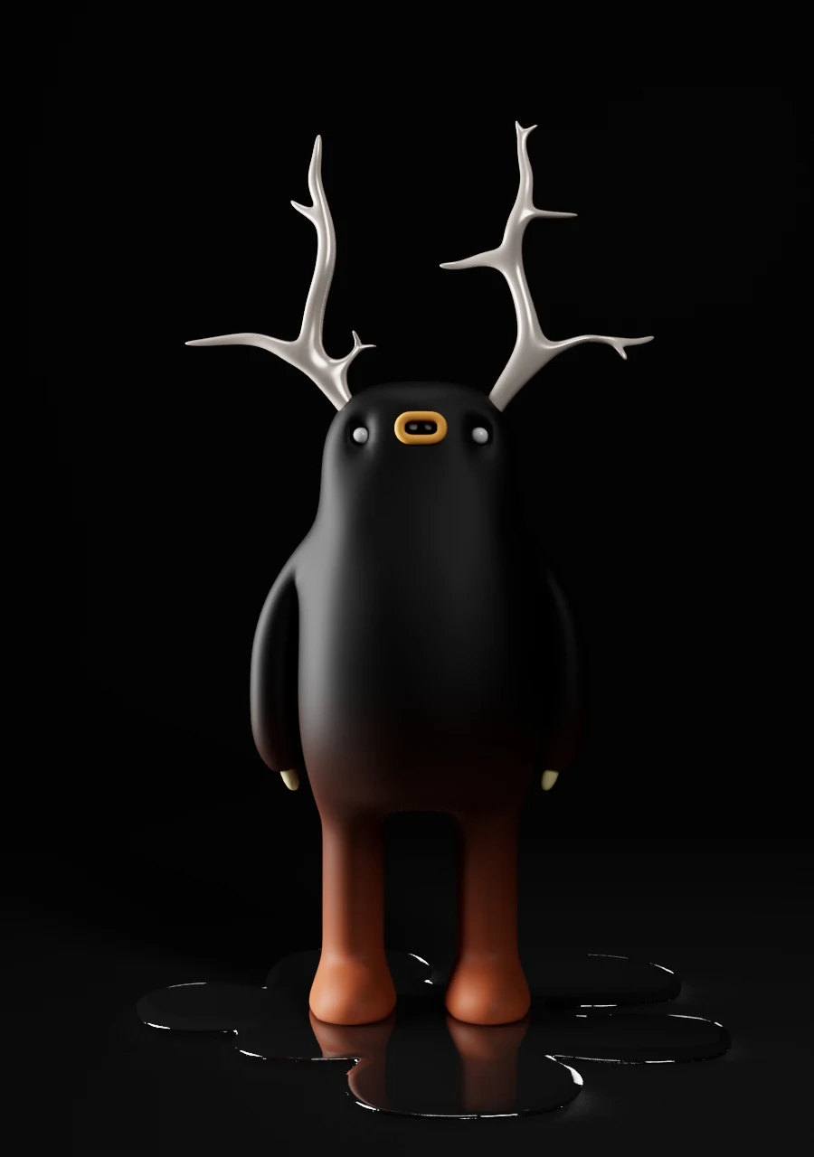 Render 3D destacado — Birdmonster