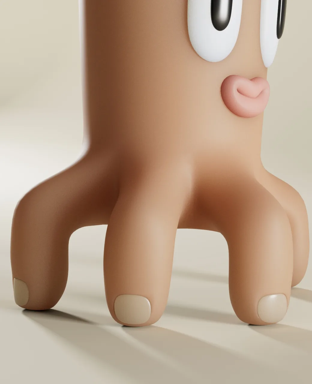 Handpopus — detalle en primer plano