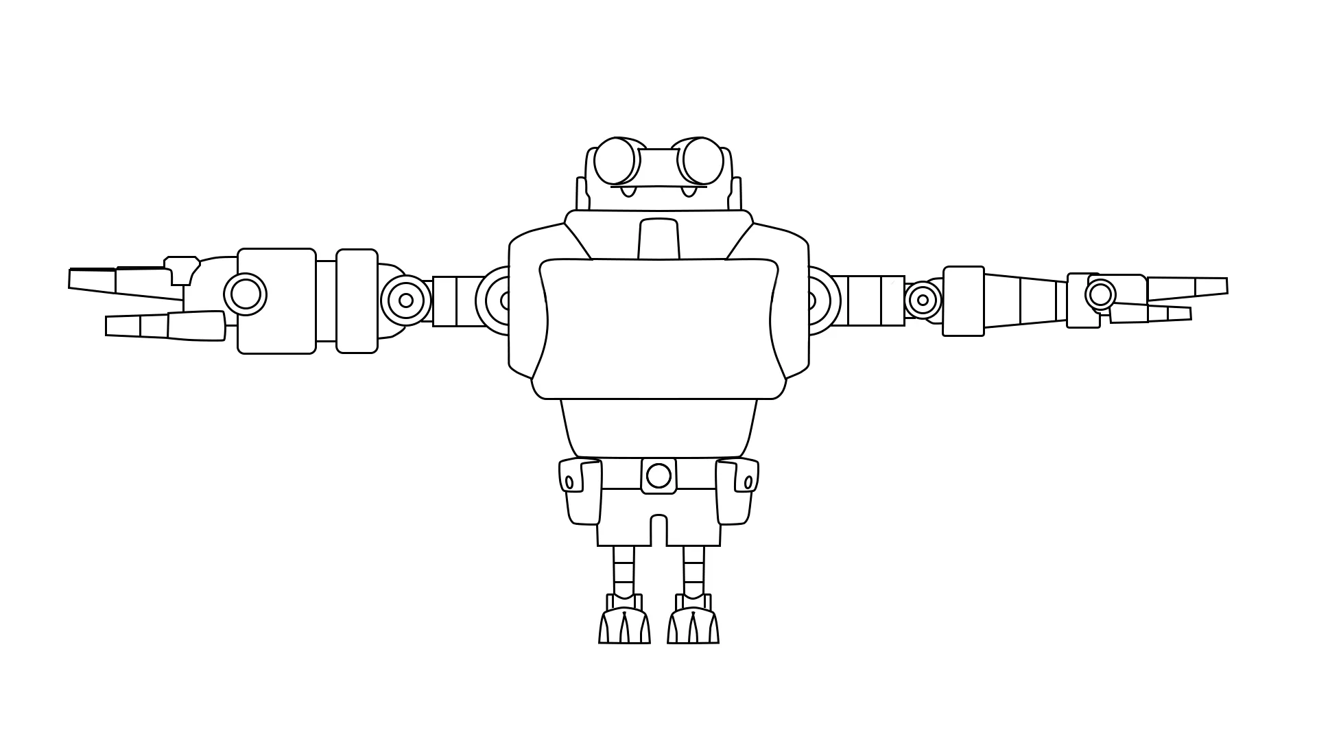 Hellbot — blueprint ortográfico