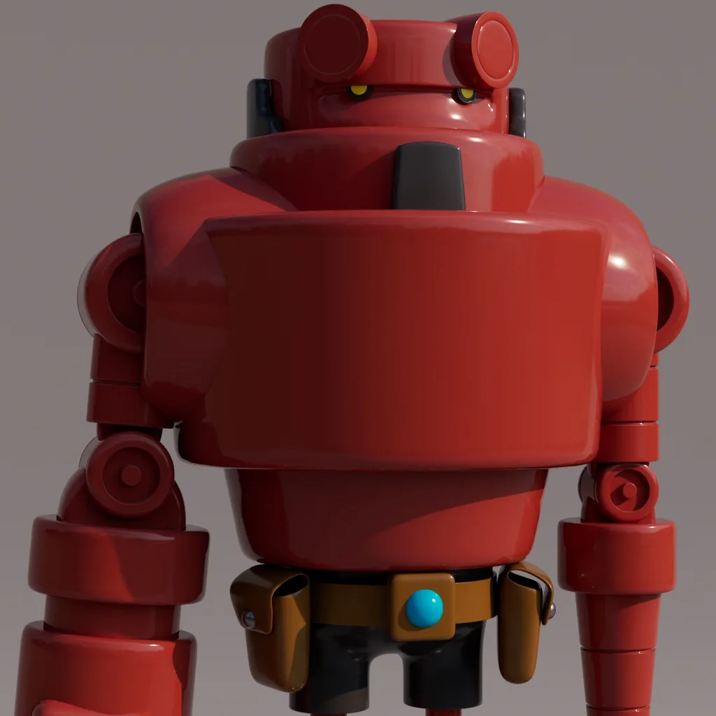 Hellbot — detalle en primer plano