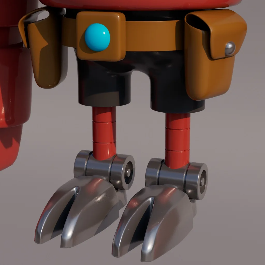 Hellbot — detalle en primer plano