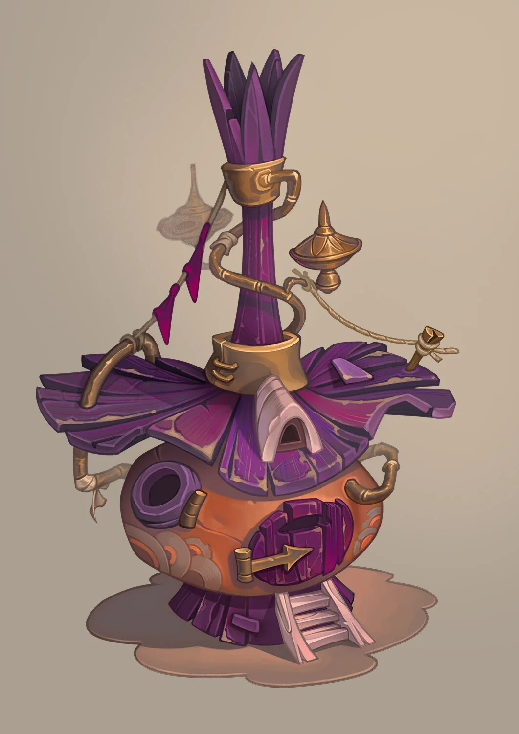 Chimney House — concept art 2D